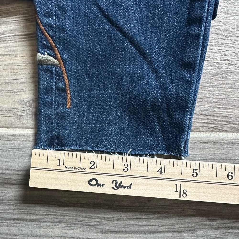 DRIFTWOOD Blue Skinny Jeans with Elegant Detailing - Picture 7 of 14